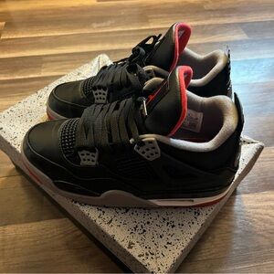 Jordan Black and Red Sneakers